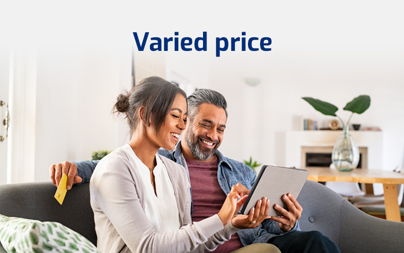 Varied Price